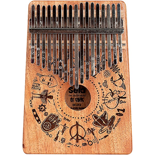 Sela Kalimba Art Series 17 Key Free Spirit