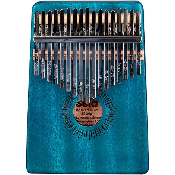 Sela 17 Key Kalimba Blue