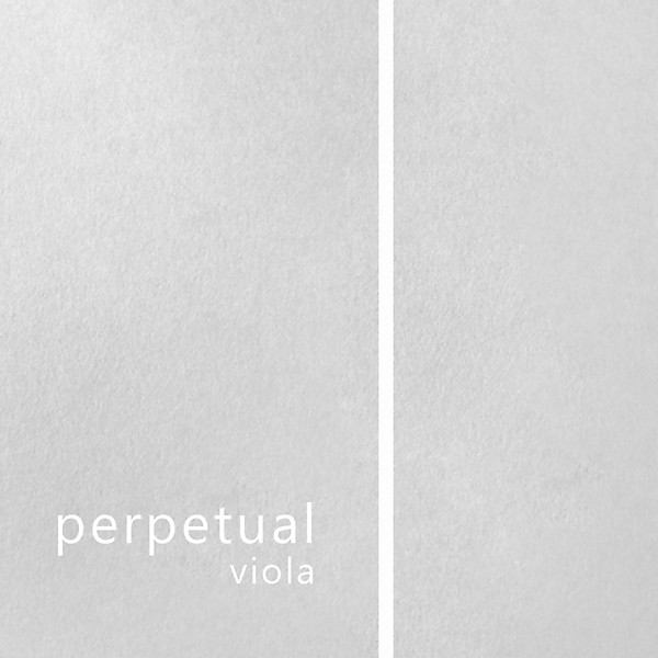 Pirastro Perpetual Series Viola A String 16+ in., Medium Chrome, Loop End