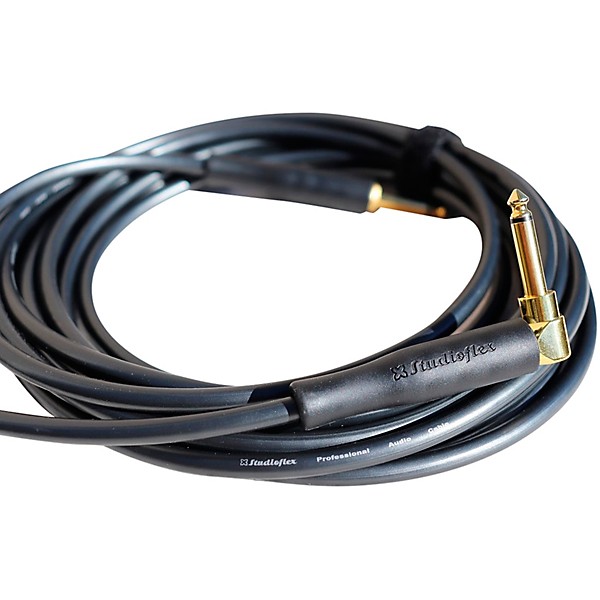 Studioflex Ultra Series Straight to Angle Instrument Cable 20 ft. Black Pearl