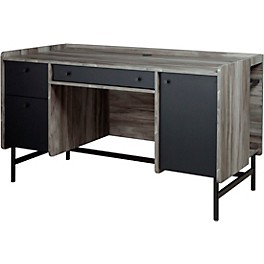 SAUDER Modern Workstation Desk for Recording ... SAUDER Modern Workstation Desk for Recording and Content Creation Jet Acacia