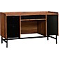 SAUDER Modern Workstation Desk for Recording and Content Creation Walnut thumbnail