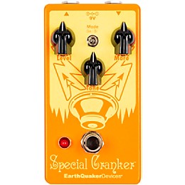 EarthQuaker Devices Special Cranker Overdrive Effects Pedal Orange and Yellow