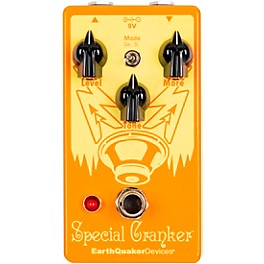 EarthQuaker Devices Special Cranker Overdrive Effects Pedal Orange and Yellow