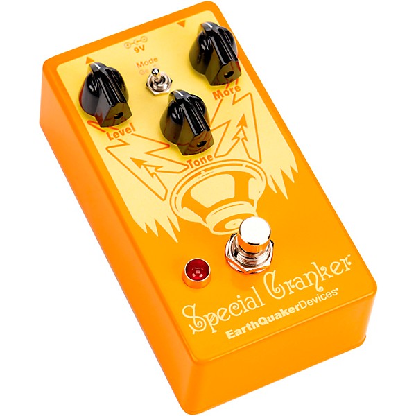 EarthQuaker Devices Special Cranker Overdrive Effects Pedal Orange and Yellow