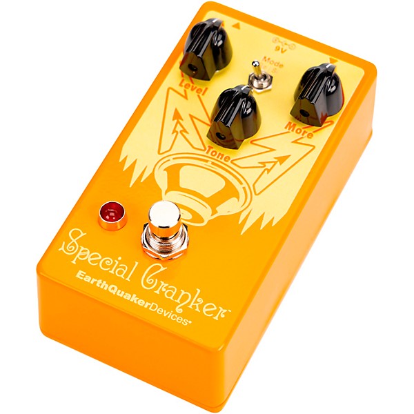 EarthQuaker Devices Special Cranker Overdrive Effects Pedal Orange and Yellow