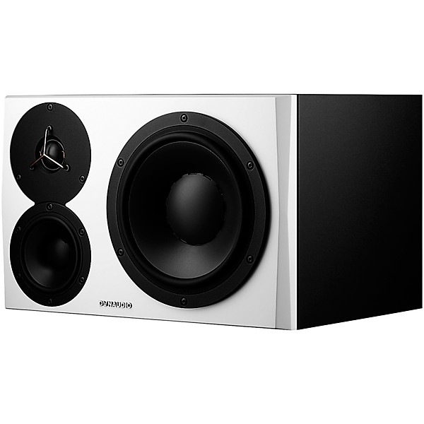 Dynaudio LYD 48 3-way Powered Studio Monitor (Each) - White Left