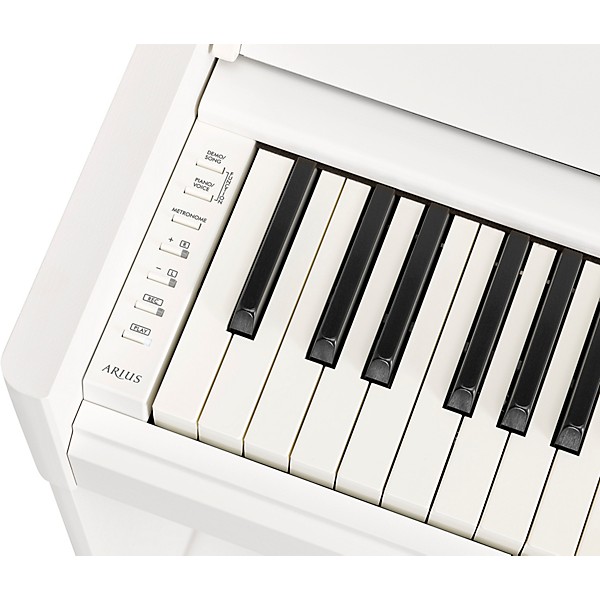 Open Box Yamaha Arius YDP-S55 Console Digital Piano Level 2 White Walnut 197881104863
