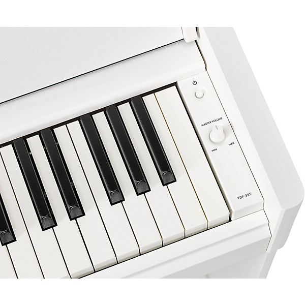 Yamaha Arius YDP-S55 Console Digital Piano White Walnut