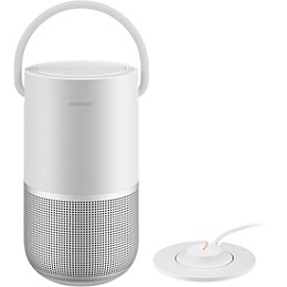 Bose Portable Smart Speaker Charging Cradle Luxe Silver