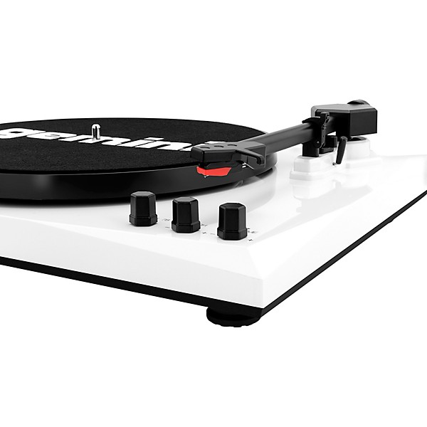 Gemini TT-900BW Vinyl Record Player Turntable With Bluetooth and Dual Stereo Speakers Black/White