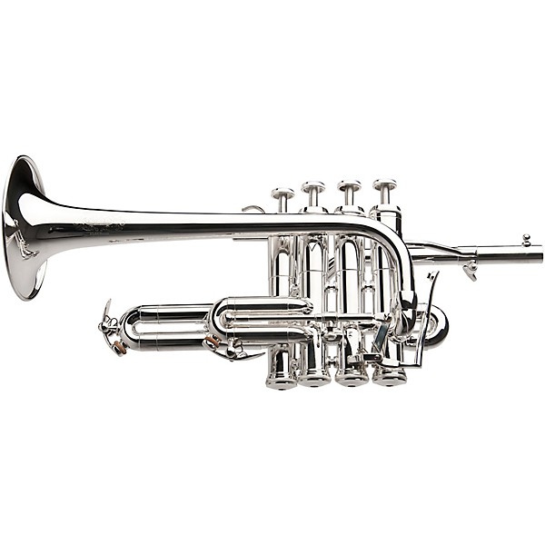 Adams P1 Selected Series Professional Bb/A Piccolo Trumpet Silver plated Gold Brass Bell