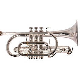 Adams CN-2 Selected Series Professional Bb Cornet Silver plated Gold Brass Bell