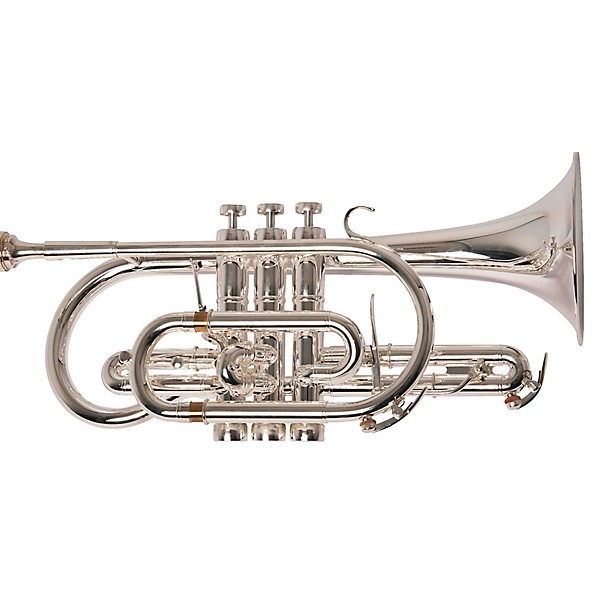 Adams CN-2 Selected Series Professional Bb Cornet Silver plated Gold Brass Bell