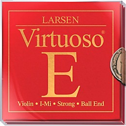 Larsen Strings Virtuoso Violin String Set 4/4 Size Heavy Gauge, Ball End