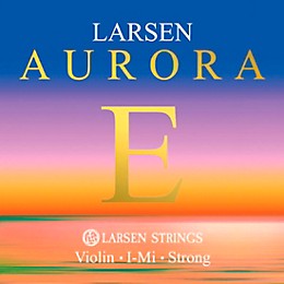 Larsen Strings Aurora Violin E String 4/4 Size Carbon Steel, Heavy Gauge, Ball End