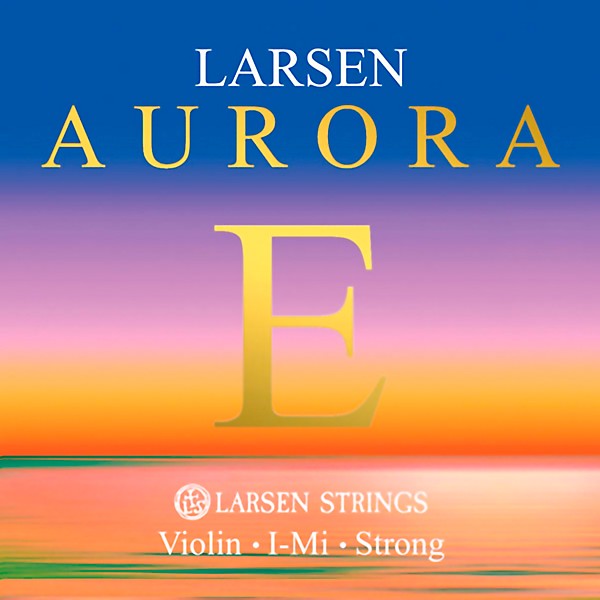 Larsen Strings Aurora Violin E String 4/4 Size Carbon Steel, Heavy Gauge, Ball End