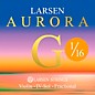 Larsen Strings Aurora Violin G String 1/16 Size Silver Wound, Medium Gauge, Ball End thumbnail