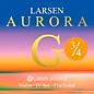 Larsen Strings Aurora Violin G String 3/4 Size Silver Wound, Medium Gauge, Ball End thumbnail