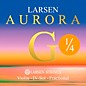 Larsen Strings Aurora Violin G String 1/4 Size Silver Wound, Medium Gauge, Ball End thumbnail
