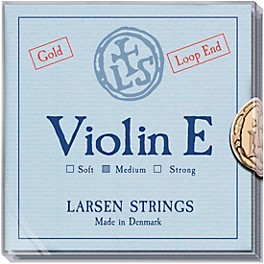 Larsen Strings Original Premium Violin S... Larsen Strings Original Premium Violin String Set 4/4 Size Medium Gauge, Loop End