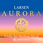 Larsen Strings Aurora Violin String Set 4/4 Size Silver D, Medium Gauge, Ball End thumbnail
