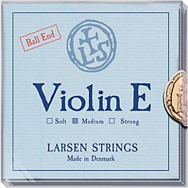 Larsen Strings Original Violin Strin... Larsen Strings Original Violin String Set 4/4 Size Aluminum D, Medium Gauge, Ball End