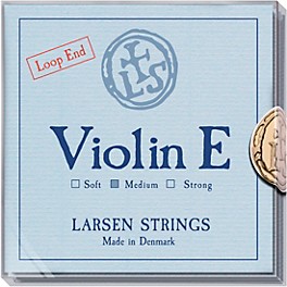 Larsen Strings Original Violin String Set 4/4 Si... Larsen Strings Original Violin String Set 4/4 Size Medium Gauge, Loop End