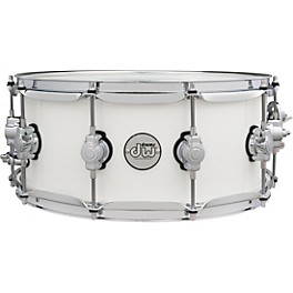 DW Design Series Snare Drum 14 x 6 in. Natural Satin DW Design Series Snare Drum 14 x 6 in. Gloss White