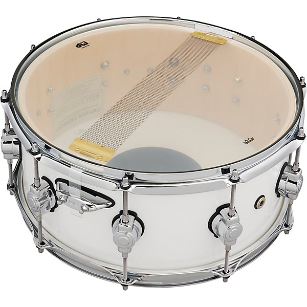 DW Design Series Snare Drum 14 x 6 in. Gloss White