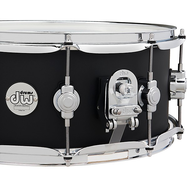 DW Design Series Snare Drum 14 x 6 in. Black Satin