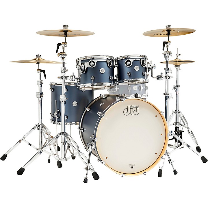 DW Design Series 4-Piece Shell Pack Blue Slate | Guitar Center