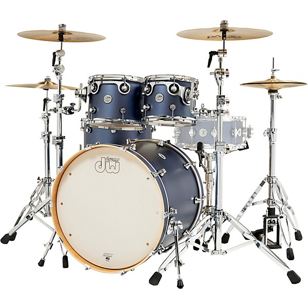 DW Design Series 4-Piece Shell Pack Blue Slate