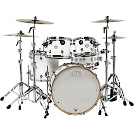 DW Design Series 4-Piece Shell Pack Steel Gray DW Design Series 4-Piece Shell Pack Gloss White