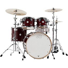 DW Design Series 4-Piece Shell Pack Steel Gray DW Design Series 4-Piece Shell Pack Cherry Stain