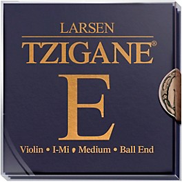 Larsen Strings Tzigane Violin String Set 4/4 Size... Larsen Strings Tzigane Violin String Set 4/4 Size Medium Gauge, Ball End