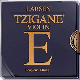 Larsen Strings Tzigane Violin String Set 4/4 Size Heavy Gauge, Loop End