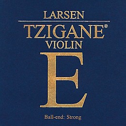 Larsen Strings Tzigane Violin E String 4/4 Size Carbon Steel, Heavy Gauge, Ball End