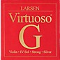 Larsen Strings Virtuoso Violin G String 4/4 Size Silver Wound, Heavy Gauge, Ball End thumbnail