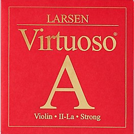 Larsen Strings Virtuoso Violin A St... Larsen Strings Virtuoso Violin A String 4/4 Size Aluminum Wound, Heavy Gauge, Ball End