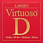 Larsen Strings Virtuoso Violin D String 4/4 Size Silver Wound, Medium Gauge, Ball End thumbnail