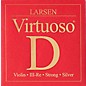 Larsen Strings Virtuoso Violin D String 4/4 Size Silver Wound, Heavy Gauge, Ball End thumbnail