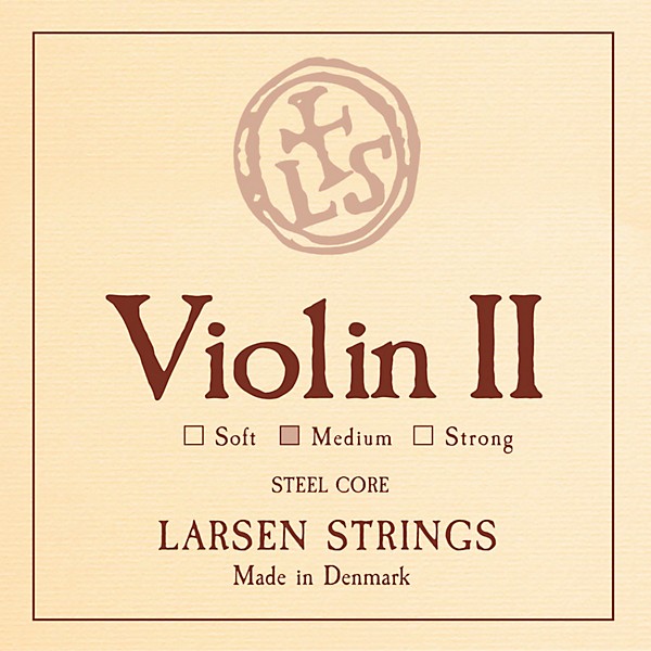 Larsen Strings Original Violin II A String 4/4 Size Steel Core, Medium Gauge, Ball End