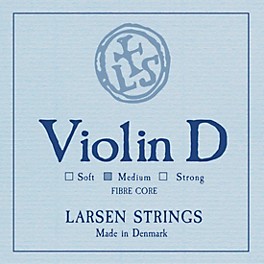 Larsen Strings Original Violin D S... Larsen Strings Original Violin D String 4/4 Size Aluminum Wound, Medium Gauge, Ball End