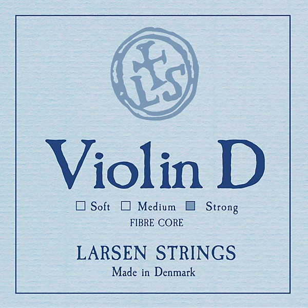 Larsen Strings Original Violin D String 4/4 Size Aluminum Wound, Heavy Gauge, Ball End