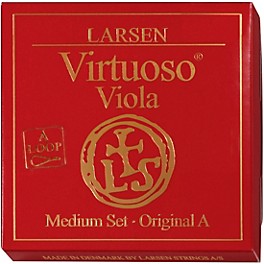 Larsen Strings Virtuoso Viola S... Larsen Strings Virtuoso Viola String Set 15 to 16-1/2 in., Medium Multiple Wound, Loop End