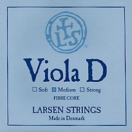 Larsen Strings Original Viola D String 15 to 16-1/2 in., Medium Aluminum, Ball End