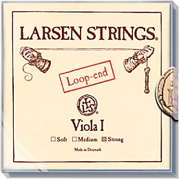 Larsen Strings Original Viola String Set 15 to 16-1/2 in., Heavy Multiple Wound, Loop End