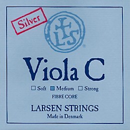 Larsen Strings Original Viola C String 15 to 16-1/2 in., Medium Silver, Ball End