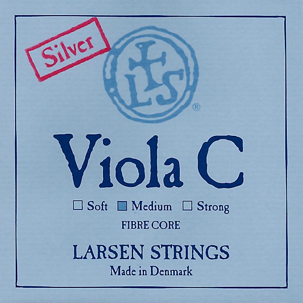 Larsen Strings Original Viola C String 15 to 16-1/2 in., Medium Silver, Ball End